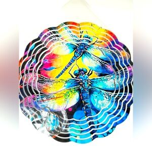 Colorful Dragon Fly Wind Spinner